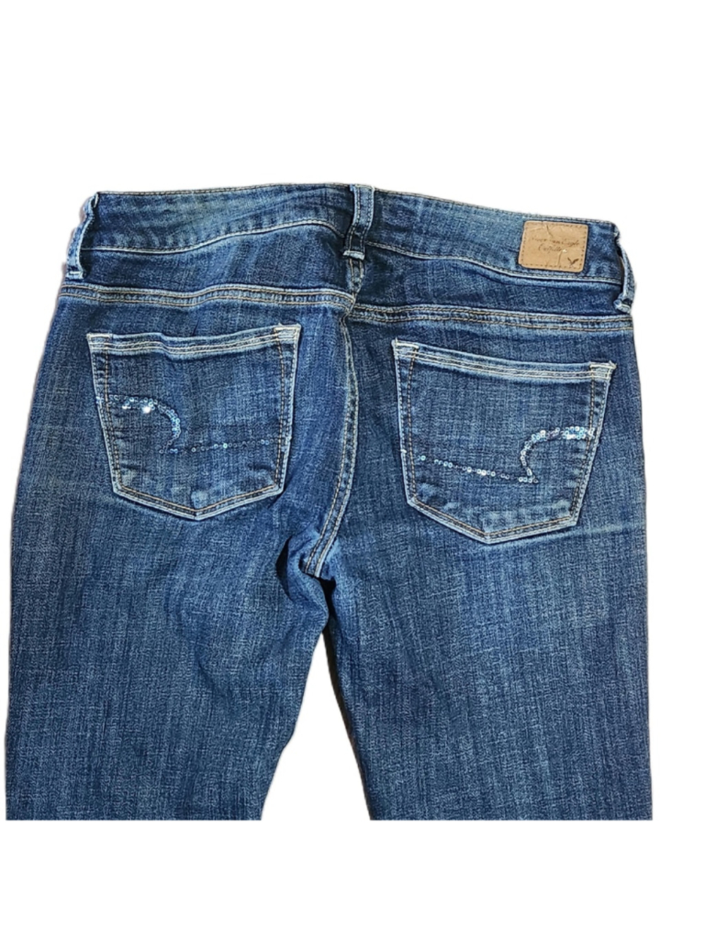 American Eagle Blue Bootcut Jeans Size 4 - Picture 8 of 8